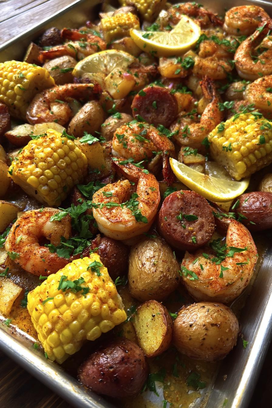 Sheet Pan Shrimp Boil