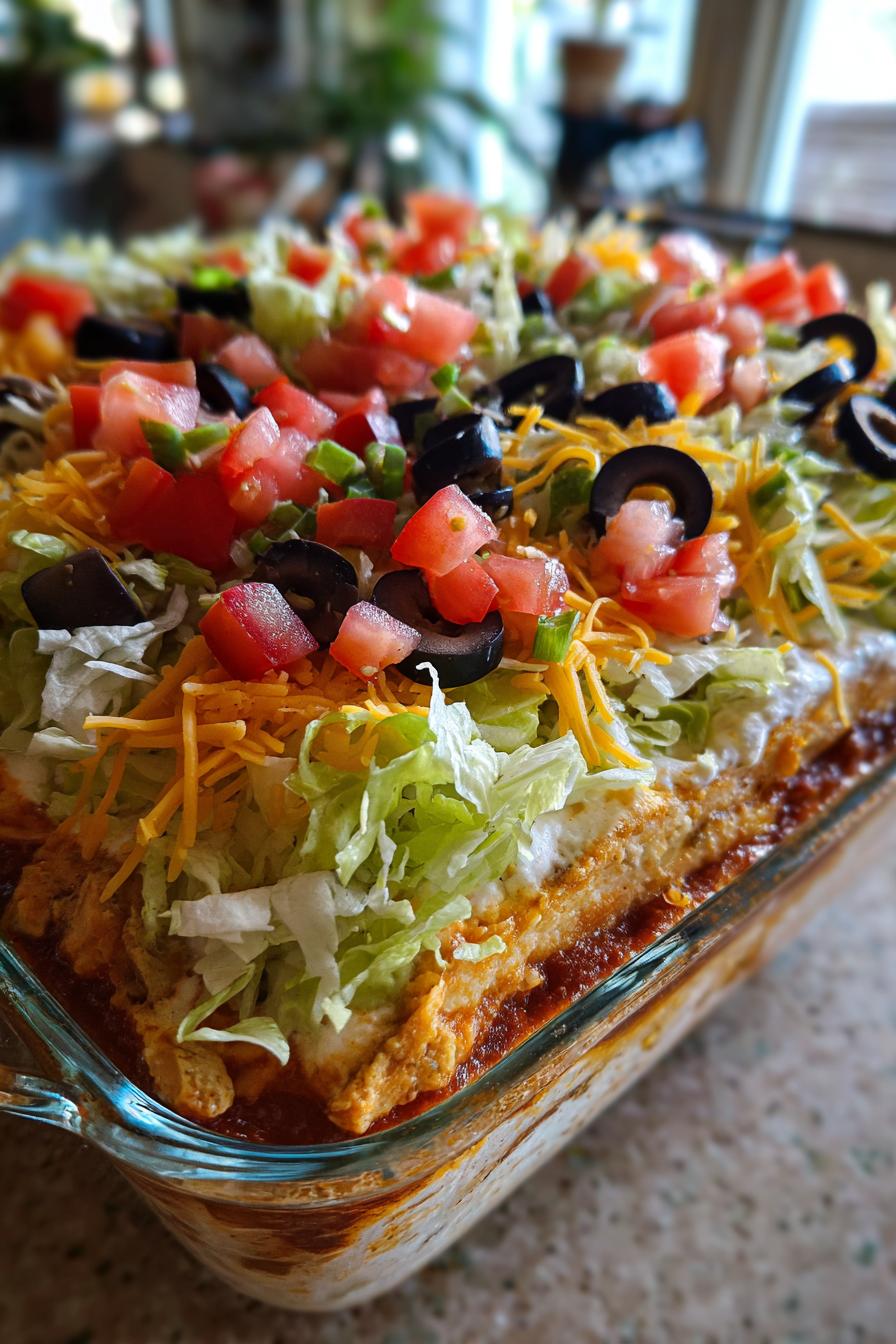 Seven-Layer Taco Dip