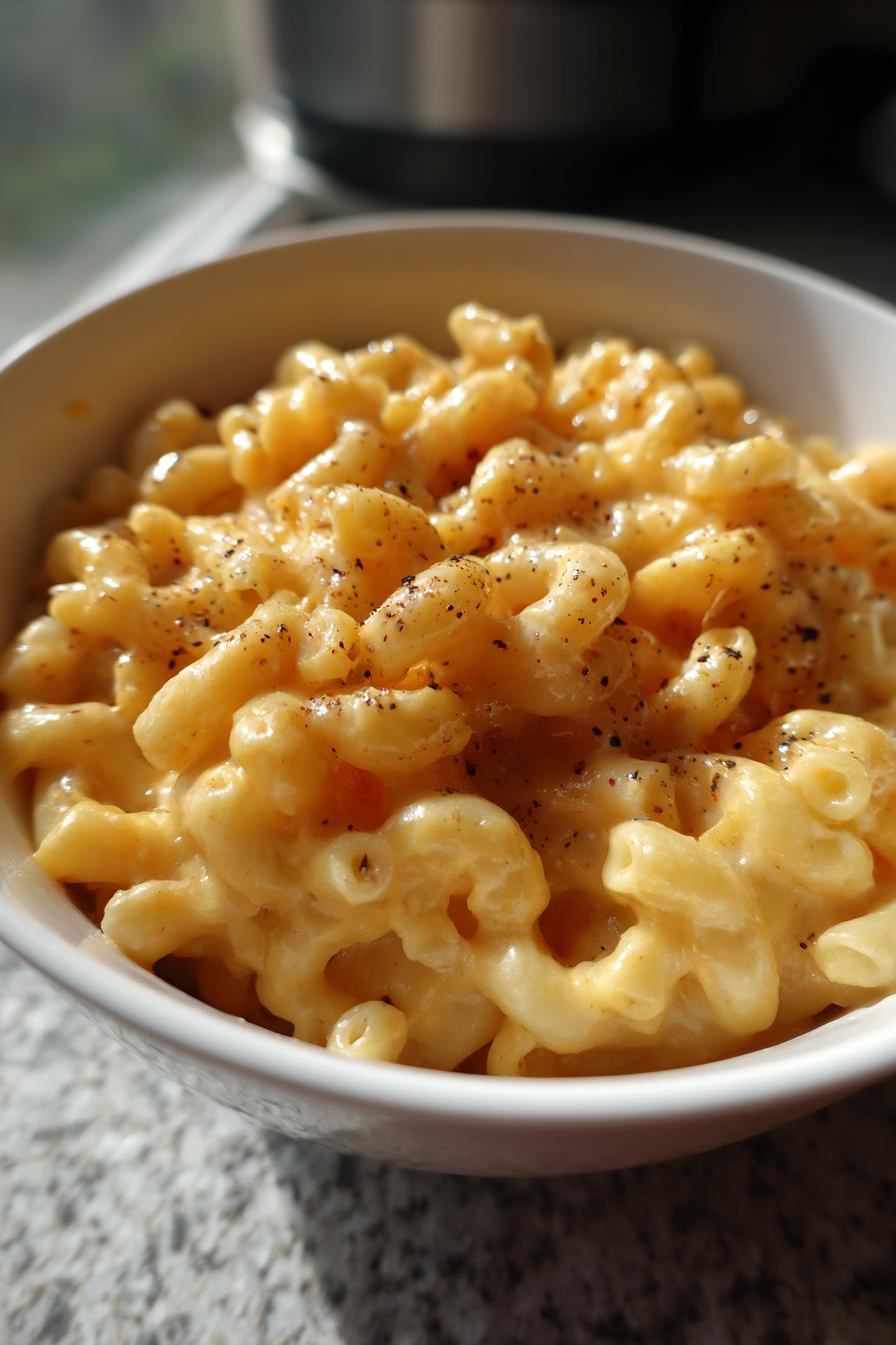 Slow Cooker Triple Cheesy Mac and Cheese - detail 1