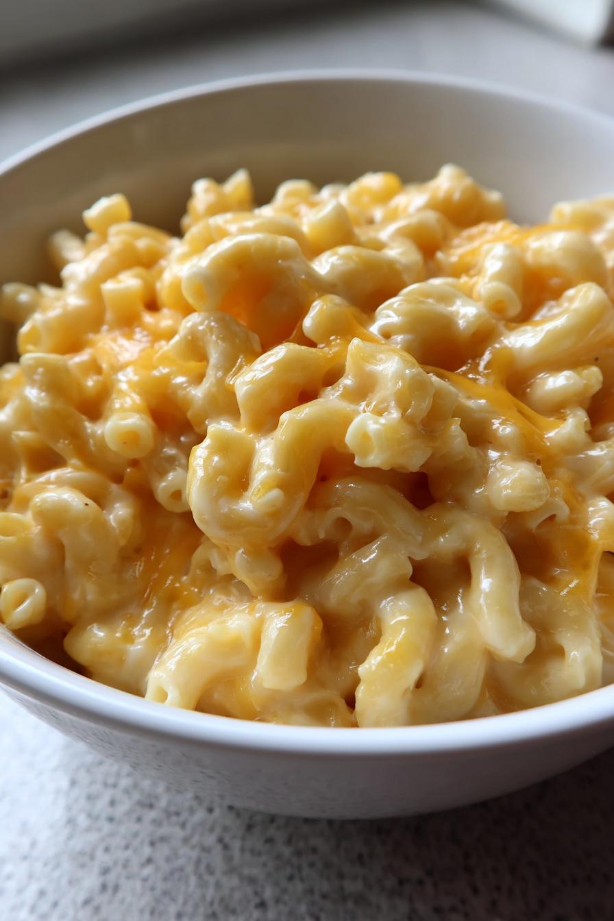 Slow Cooker Triple Cheesy Mac and Cheese - detail 2