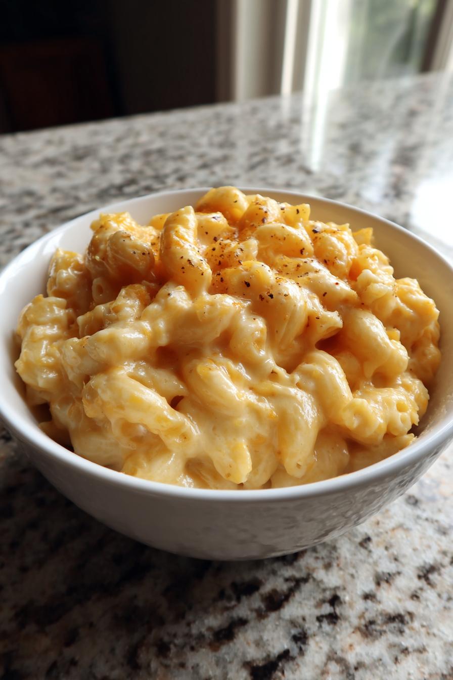 Slow Cooker Triple Cheesy Mac and Cheese