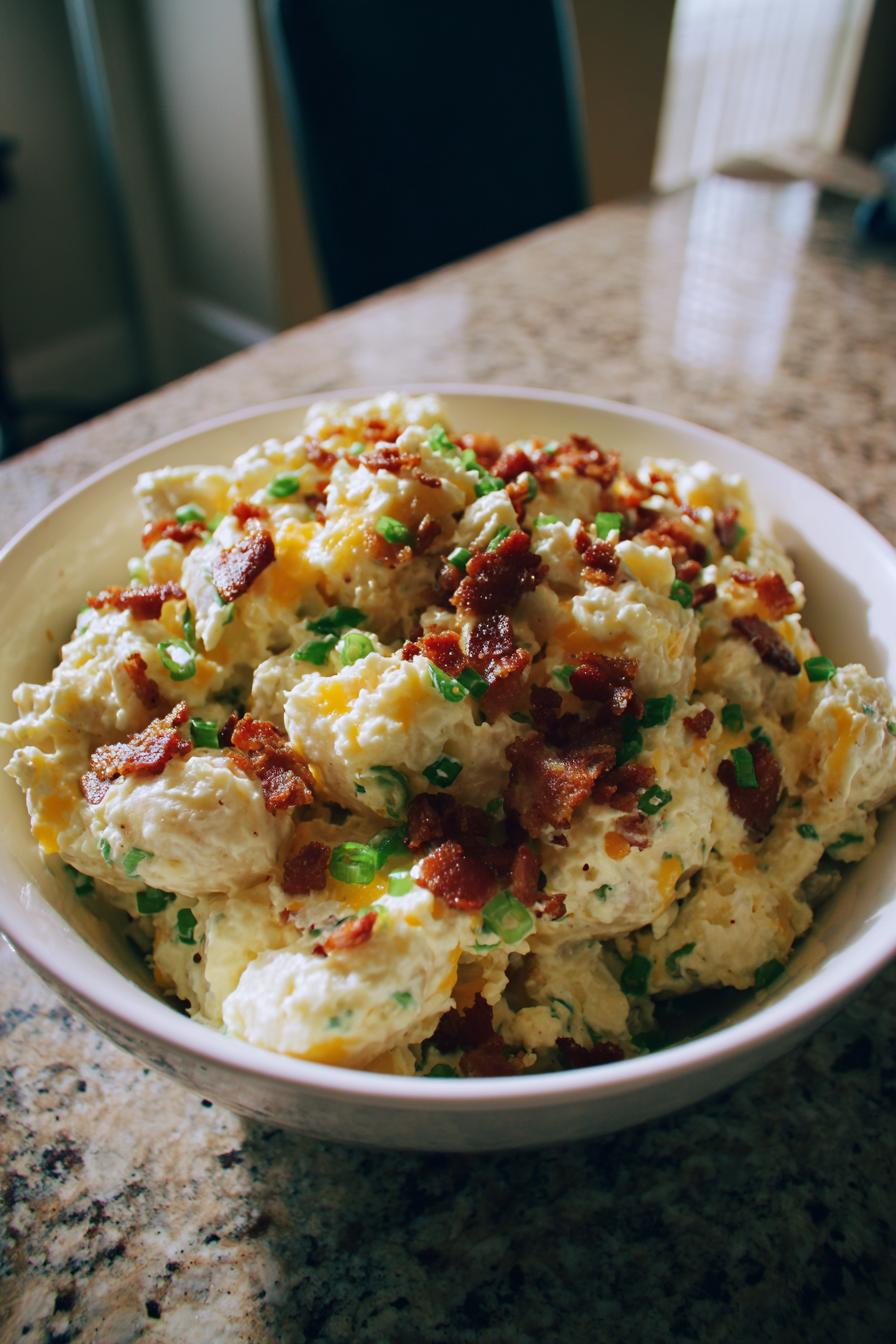 cheddar bacon ranch potato salad - detail 1