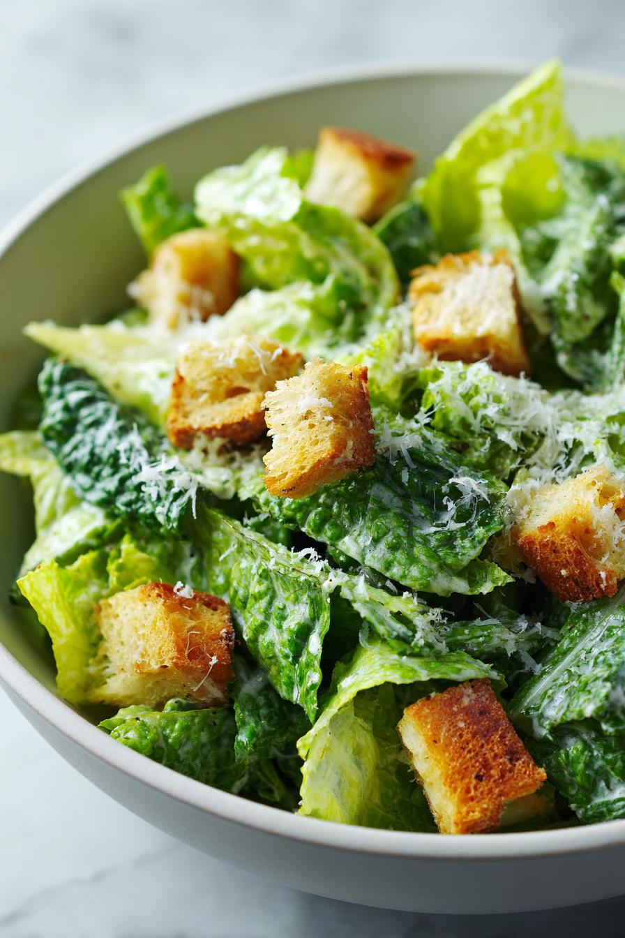 classic caesar salad - detail 1