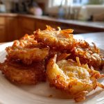 crispy amish onion fritters delight