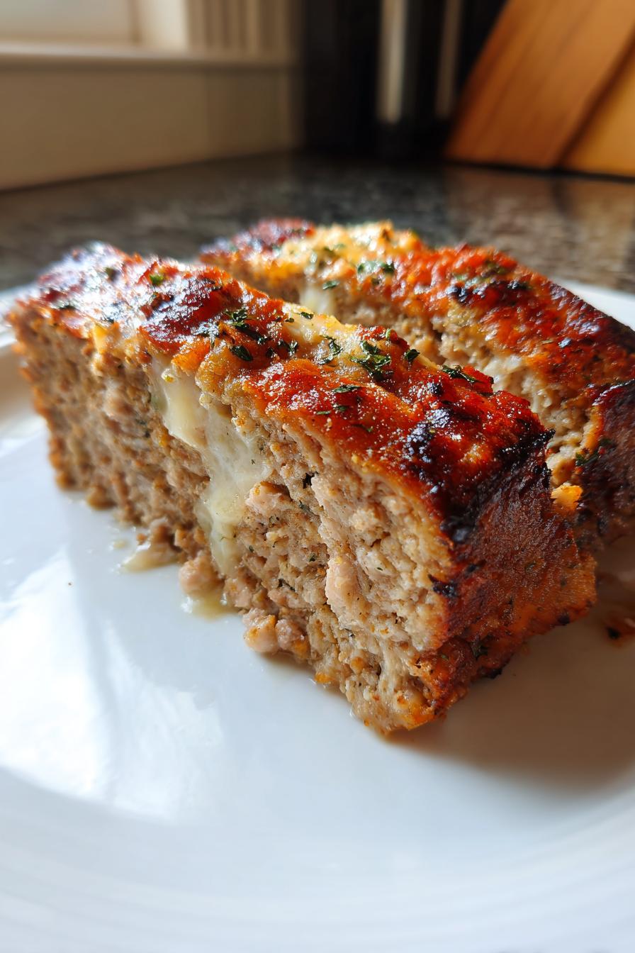 garlic parmesan chicken meatloaf