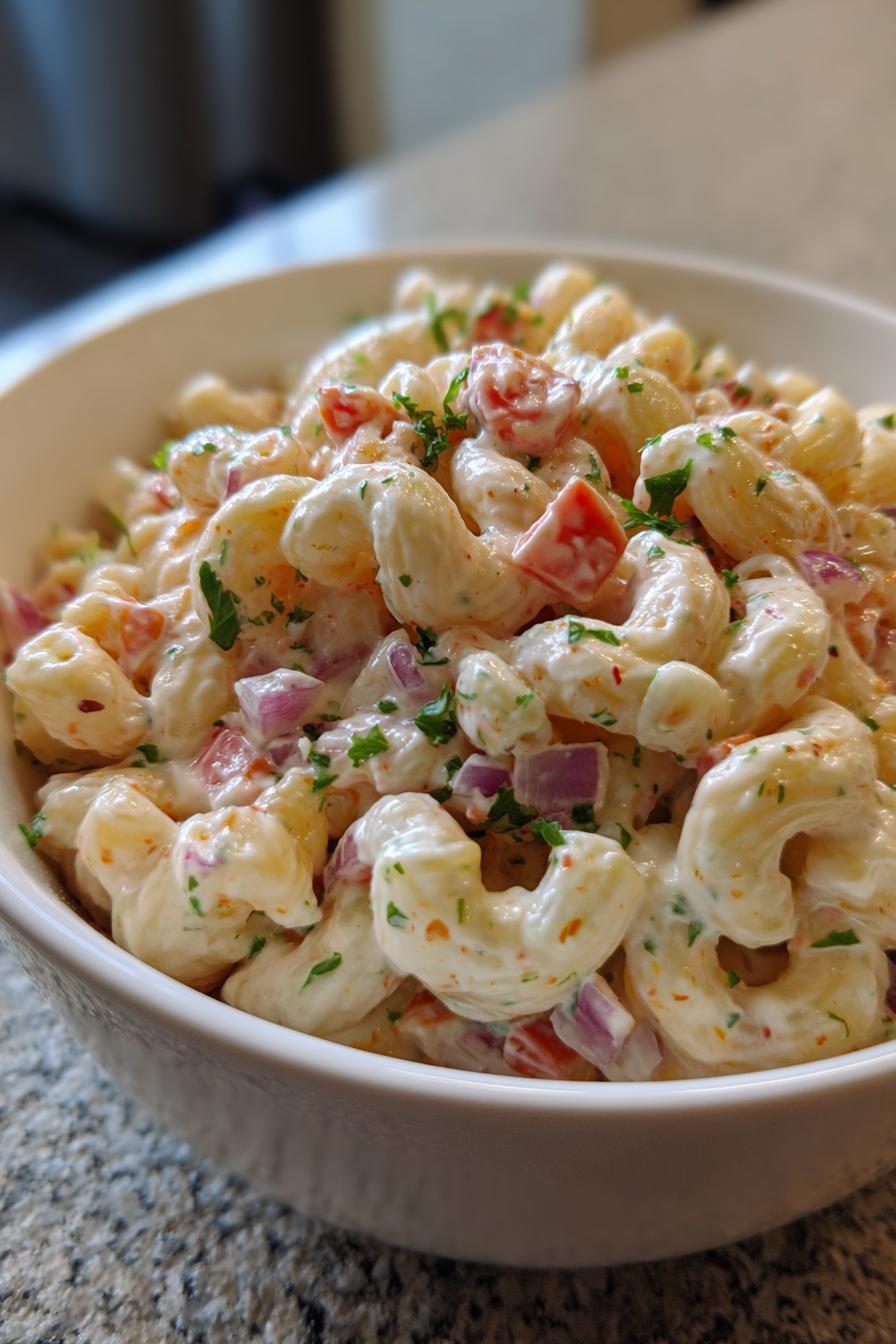 guy fieri macaroni salad - detail 2