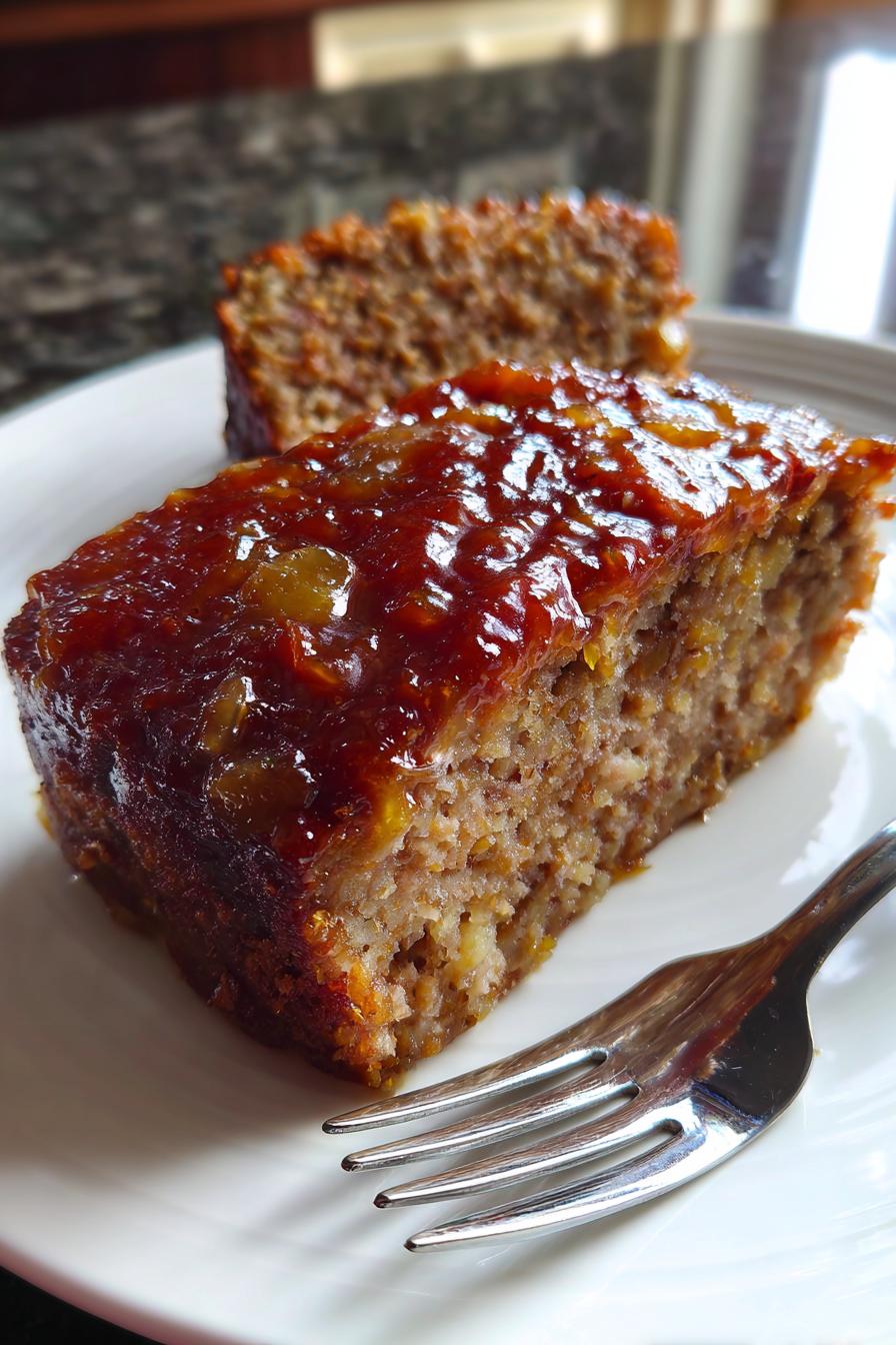 vintage meatloaf sweet spicy glaze - detail 1