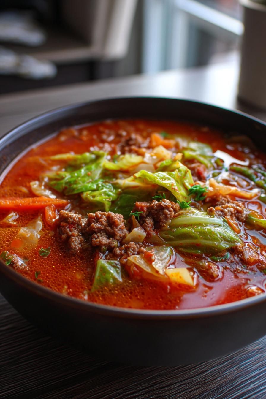 cabbage roll soup - detail 1